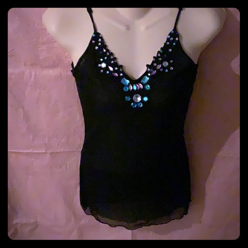NEW!!!!! Black v neck Women thank top